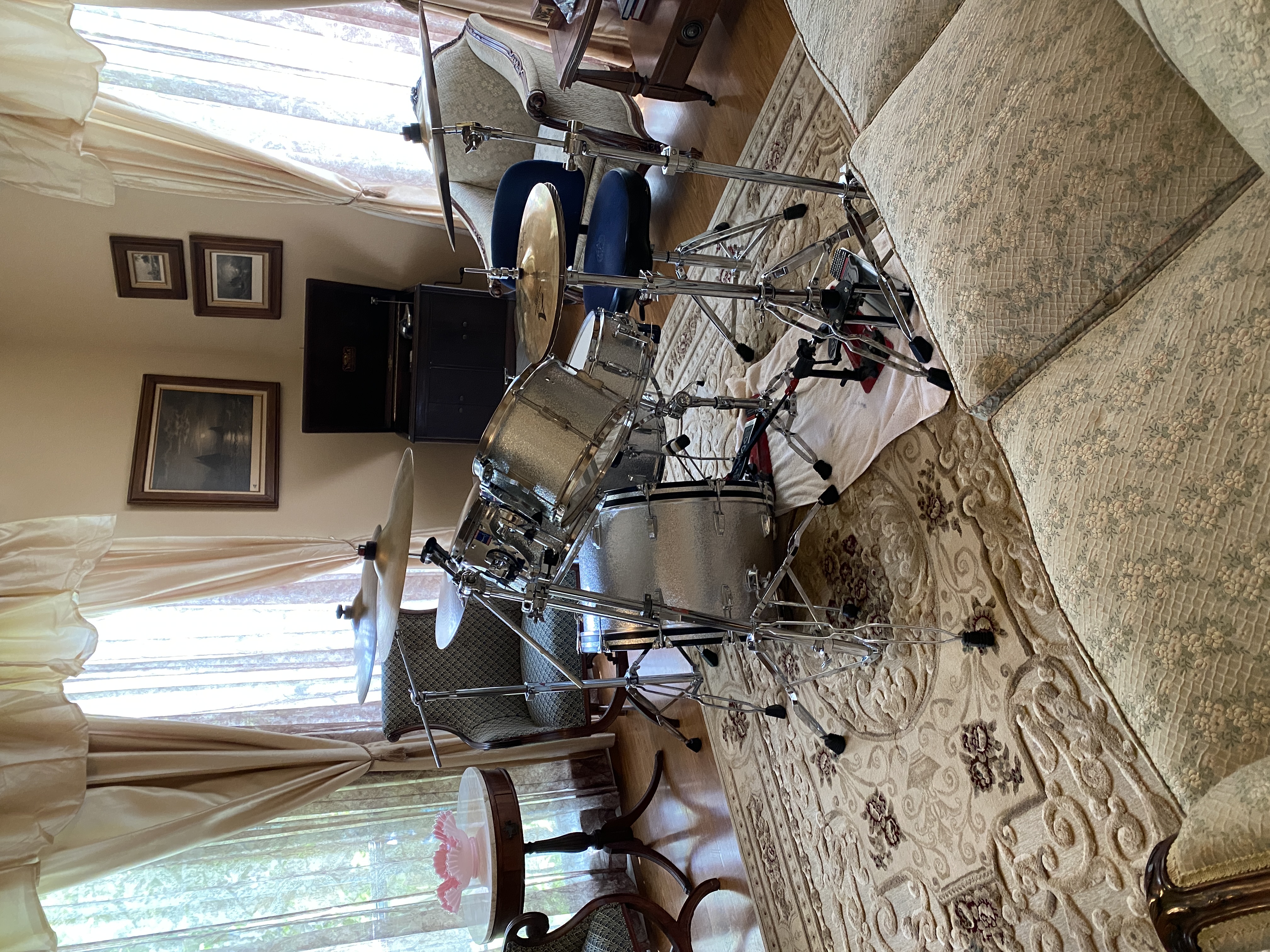 Ludwig Silver Sparkle — Finished kit