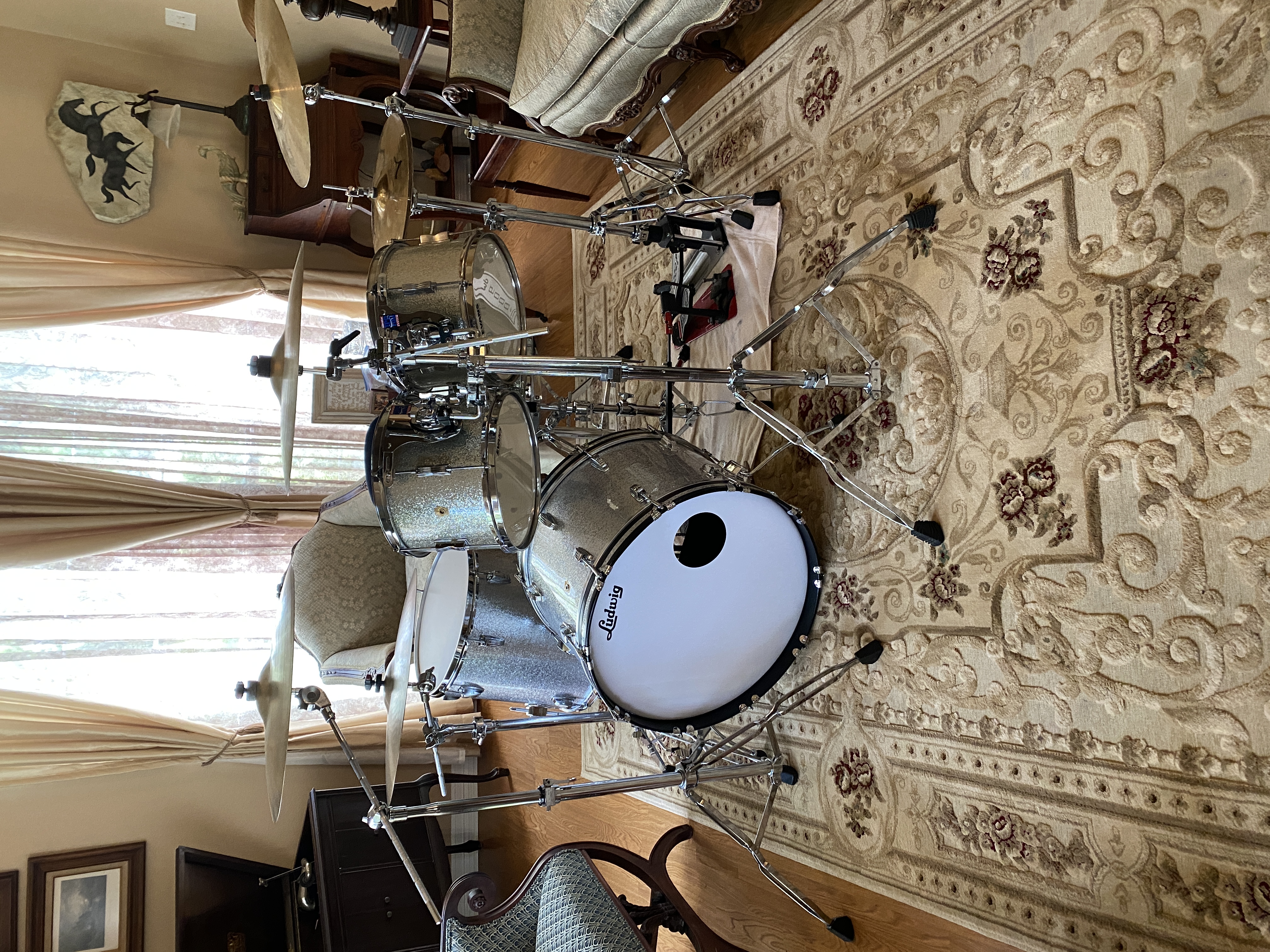 Ludwig Silver Sparkle kit