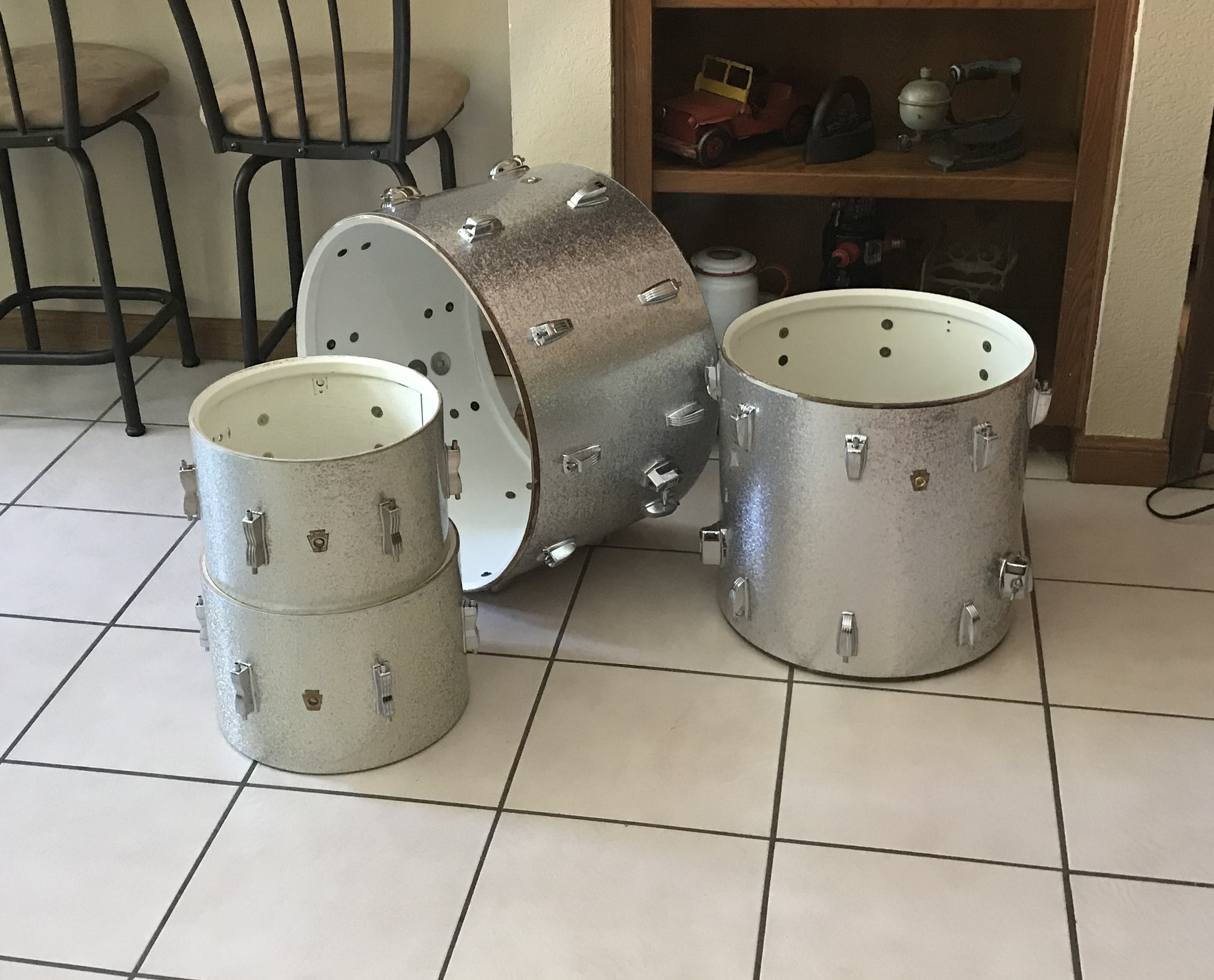 Ludwig Silver Sparkle — The rebuild